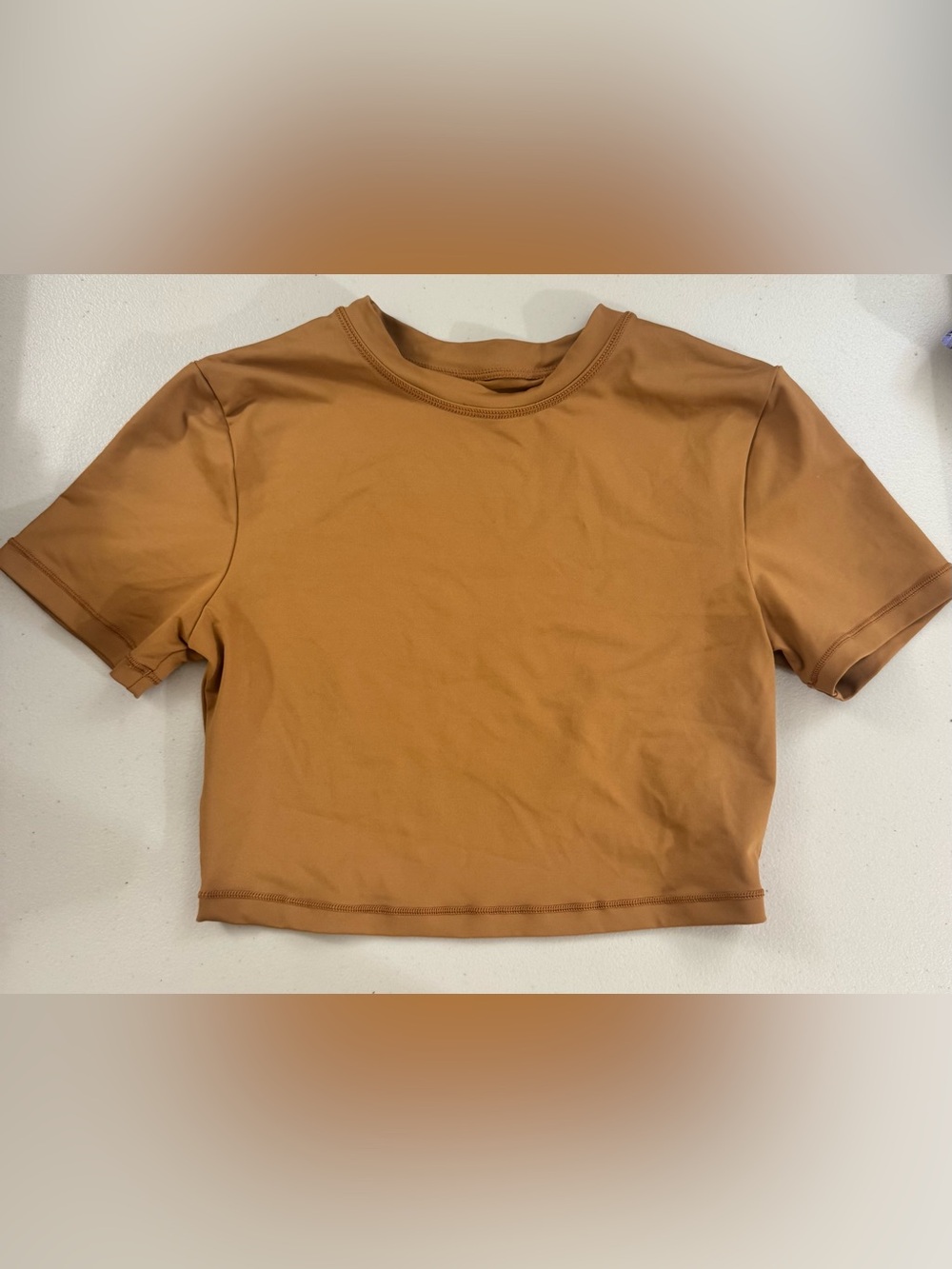 SKIMS Swim short sleeve cropped tee S